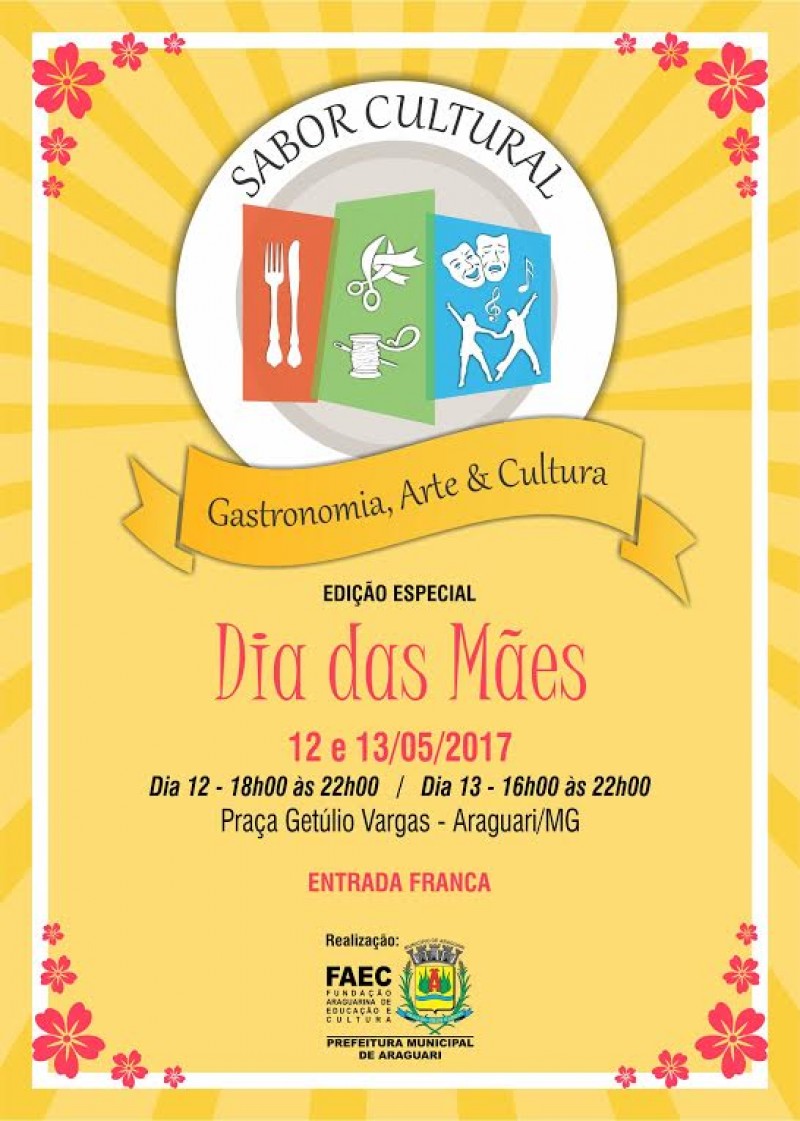 Feira reúne gastronomia, arte e cultura na Praça Getúlio Vargas
